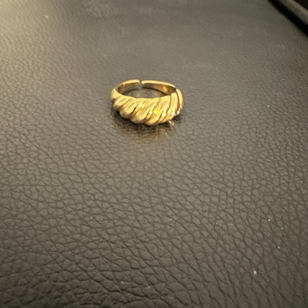 Zoe Belle Croissant Ring Size 7 (somewhat adjustable)